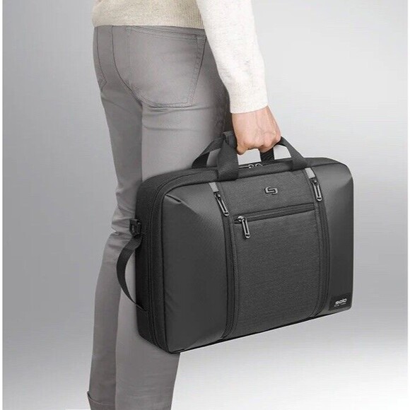 Solo New York Highpass Hybrid Briefcase Backpack NWT - Picture 9 of 13